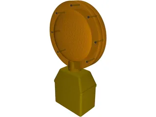 Caution Light 3D Model