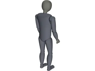 Man Standing 3D Model