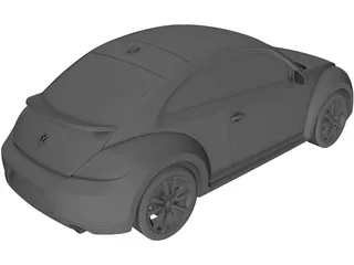 Volkswagen Beetle 2.0 TSi 3D Model