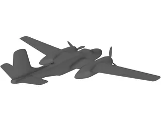 Douglas A-26 Invader 3D Model