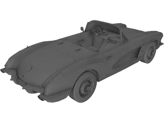 Chevrolet Corvette (1960) 3D Model