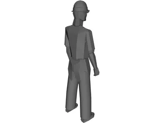 Worker 3D Model