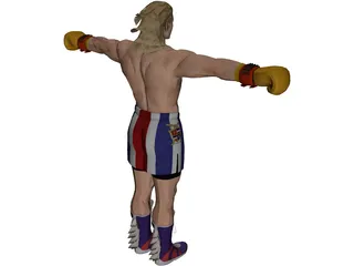 Boxer Steve 3D Model