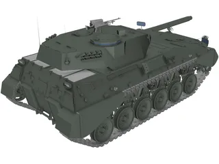 Tanque Argentino Mediano (TAM) 3D Model