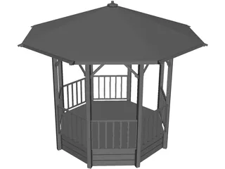 Pergola 3D Model