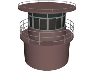 Lighthouse Small 3D Model