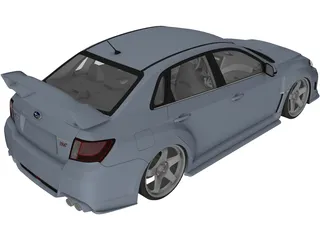 Subaru Impreza WRX STI (2011) 3D Model