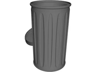 Garbage Can 3D Model