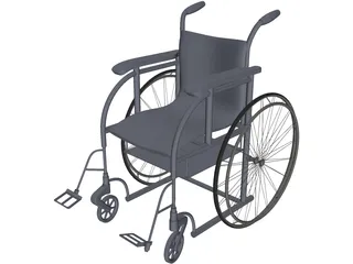 Wheelchair 3D Model