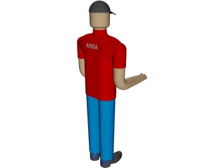 Workman 3D Model