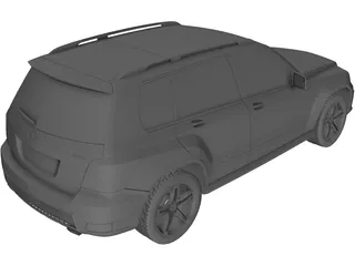 Mercedes-Benz GLK 220 CDI 4MATIC BlueEFFICIENCY 3D Model