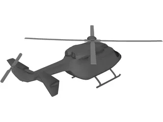 Eurocopter BK-117 3D Model