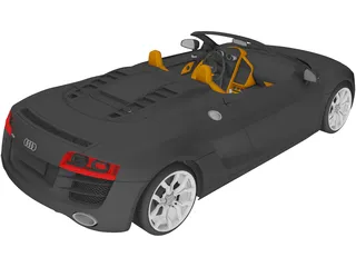 Audi R8 Spyder 3D Model