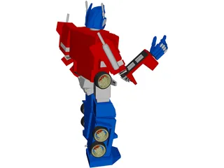 Transformers Optimus Prime 3D Model