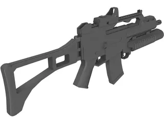 H&K G36 3D Model