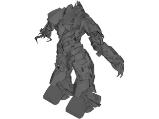 Transformers Decepticon Megatron 3D Model