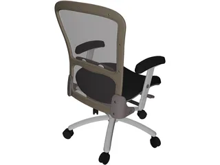 Executive Office Chair Electra 3D Model