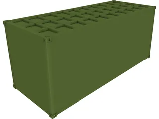 Container 20ft 3D Model