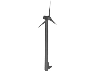 Wind Turbine 3D Model