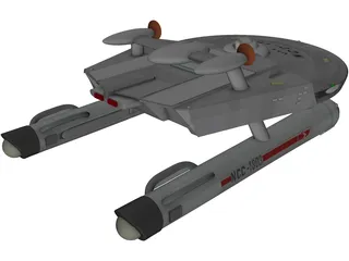 USS Miranda 3D Model