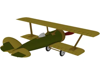 Heinrich Pursuit Fighter 3D Model