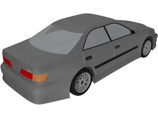 Toyota Mark II (X100) 3D Model