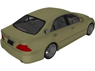 Toyota Crown S180 3D Model