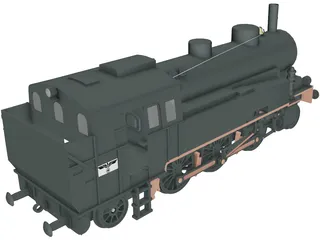 CC201 Locomotive 3D Model