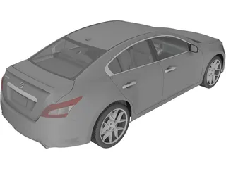 Nissan Maxima (2011) 3D Model