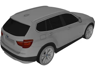 BMW X3 F25 (2012) 3D Model