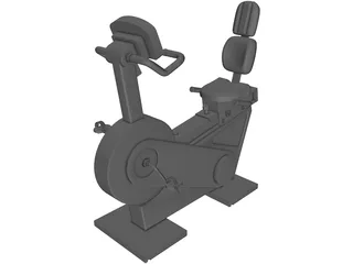 Exercise Cycle 3D Model