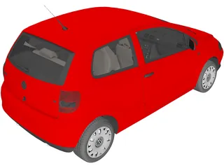 Volkswagen Fox 3-Door (2003) 3D Model