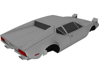 De Tomaso Pantera Body 3D Model