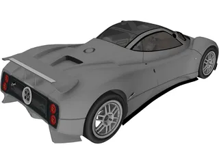 Pagani Zonda C12 3D Model