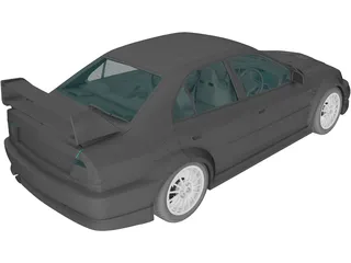 Mitsubishi Lancer Evolution VI GSR (1999) 3D Model