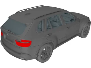 BMW X5 xDrive48i (2010) 3D Model