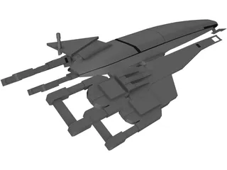 Mass Effect Normandy SSV SR1 3D Model