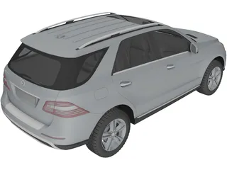 Mercedes-Benz ML 350 (2012) 3D Model