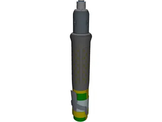 Atlas Copco Screwdriver 3D Model