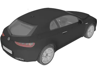 Alfa Romeo Brera 3D Model