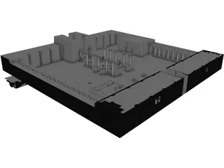 Temple of Karnak Rebuilt 3D Model
