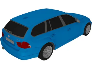 BMW 330i Touring (2011) 3D Model