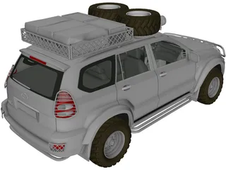 Toyota Land Cruiser 3D Model