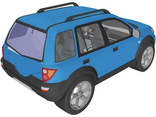 Toyota Rush 3D Model