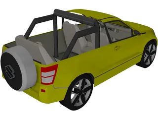 Suzuki Grand Vitara Convertible 3D Model