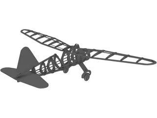 Westland Lysander 3D Model