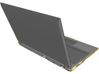 Toshiba Laptop 3D Model