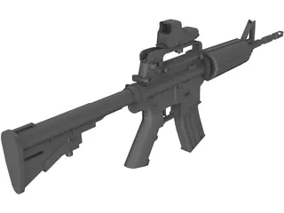 M16 3D Model