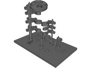 Miniature Confocal System 3D Model