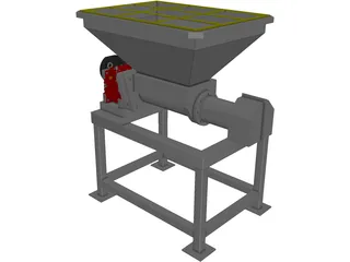 Meat Grinder with Stand 3D Model